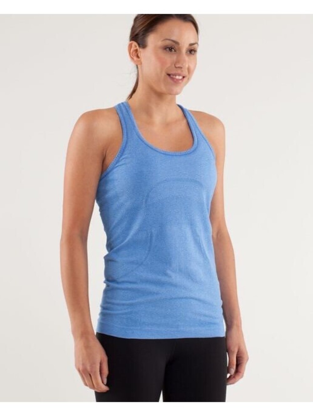 Lululemon Blue Racerback Run Swiftly Tank Top Women's Size 10